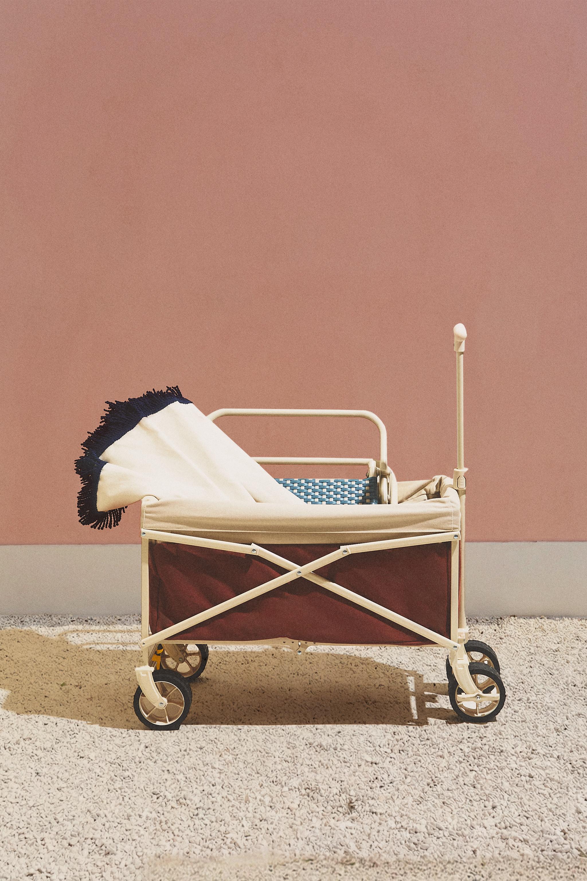 FOLDABLE COTTON BEACH CART